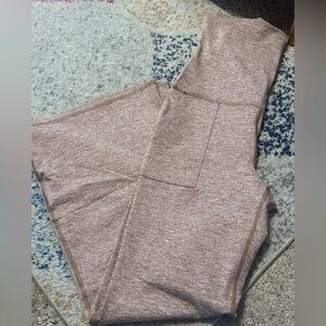 Aerie Orange Flared Leggings